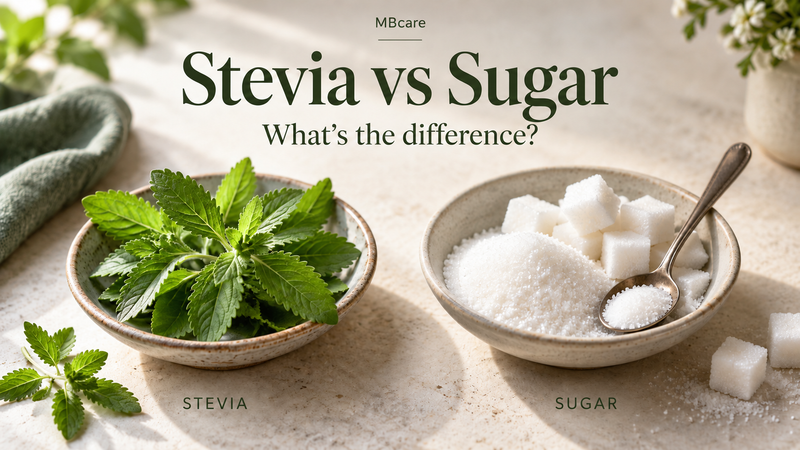Stevia vs Sugar: What's the Difference?