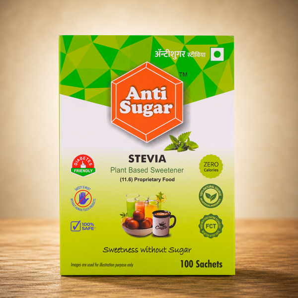 AntiSugar STEVIA (100 Sachets Box)