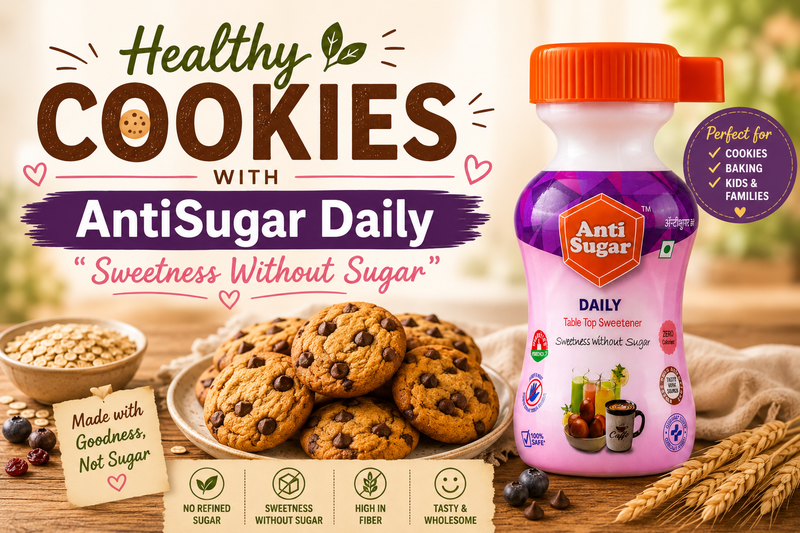 Healthy Cookies with AntiSugar DAILY | "Sweetness Without Sugar"