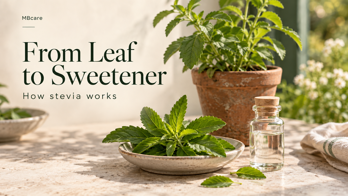 From Stevia Leaf to Sweetener: How Stevia Works