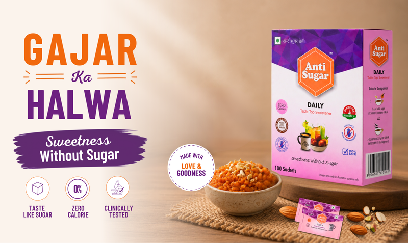 Healthy Gajar Ka Halwa with "Sweetness Without Sugar"