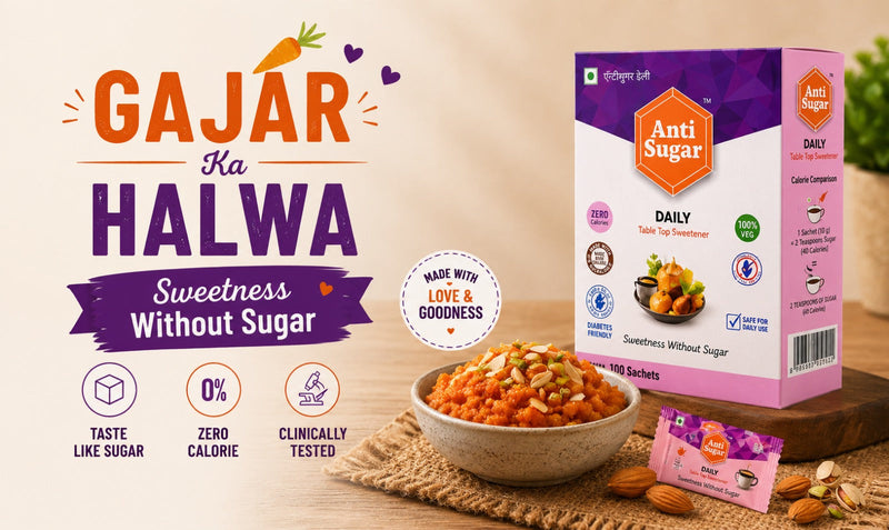 Healthy Gajar Ka Halwa with "Sweetness Without Sugar"