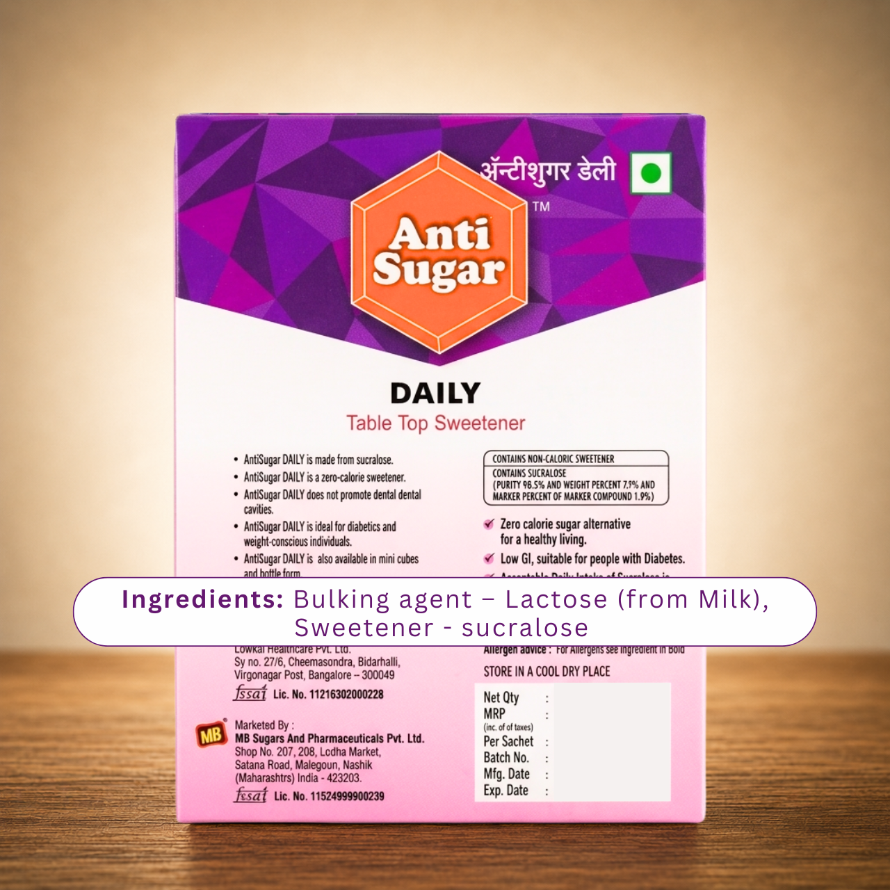 AntiSugar DAILY - 100 Sachets