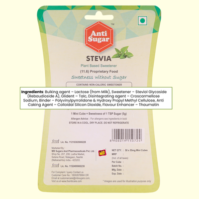 AntiSugar STEVIA | Mini Cubes