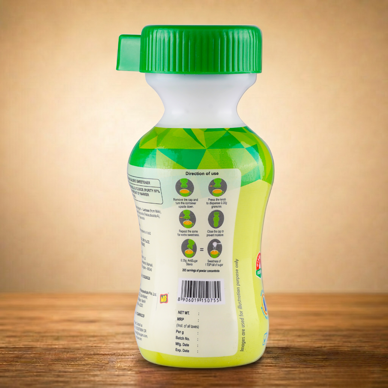 AntiSugar STEVIA - Table Top Sweetener.