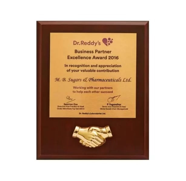 Dr. Reddy's Excellence Award